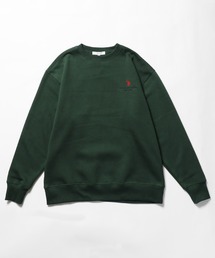 U.S. POLO ASSN./ユーエスポロアッスン 裏起毛クルースウェット