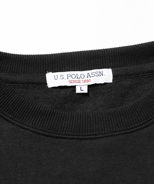 U.S. POLO ASSN.（ユーエスポロアッスン）の「U.S. POLO ASSN./ユーエスポロアッスン 裏起毛クルースウェット（スウェット・メンズ・アッシュグレー/ダークグリーン/ブラック/ネイビー・LL/M/L/S）」の8枚目の写真