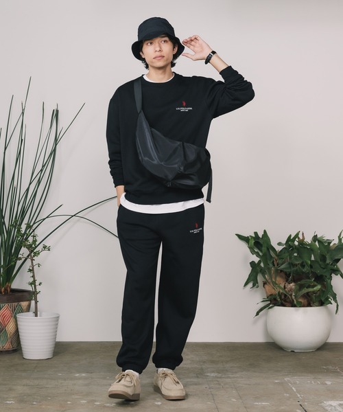 U.S. POLO ASSN.（ユーエスポロアッスン）の「U.S. POLO ASSN./ユーエスポロアッスン 裏起毛クルースウェット（スウェット・メンズ・アッシュグレー/ダークグリーン/ブラック/ネイビー・LL/M/L/S）」の14枚目の写真