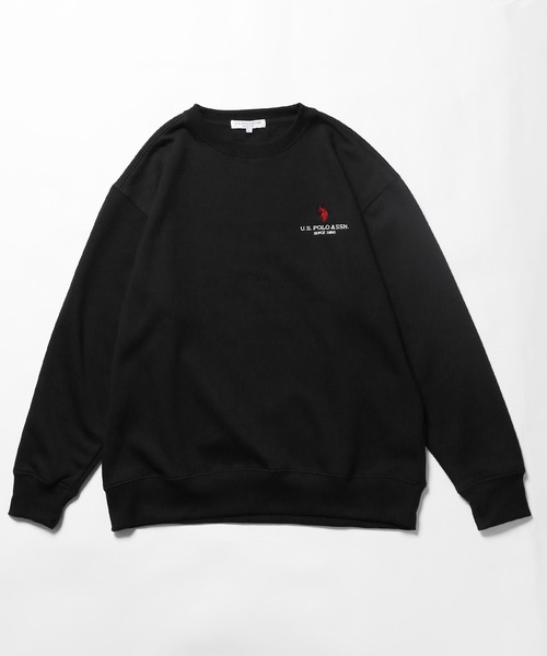 U.S. POLO ASSN.（ユーエスポロアッスン）の「U.S. POLO ASSN./ユーエスポロアッスン 裏起毛クルースウェット（スウェット・メンズ・アッシュグレー/ダークグリーン/ブラック/ネイビー・LL/M/L/S）」の13枚目の写真