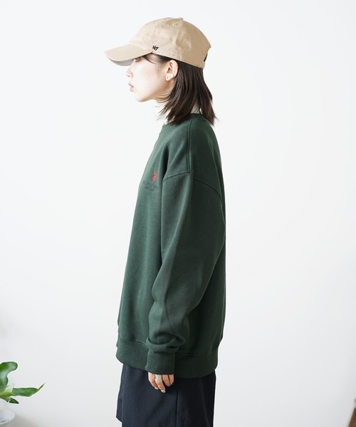U.S. POLO ASSN.（ユーエスポロアッスン）の「U.S. POLO ASSN./ユーエスポロアッスン 裏起毛クルースウェット（スウェット・メンズ・アッシュグレー/ダークグリーン/ブラック/ネイビー・LL/M/L/S）」の5枚目の写真
