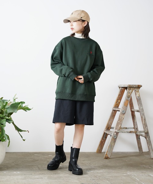 U.S. POLO ASSN.（ユーエスポロアッスン）の「U.S. POLO ASSN./ユーエスポロアッスン 裏起毛クルースウェット（スウェット・メンズ・アッシュグレー/ダークグリーン/ブラック/ネイビー・LL/M/L/S）」の19枚目の写真