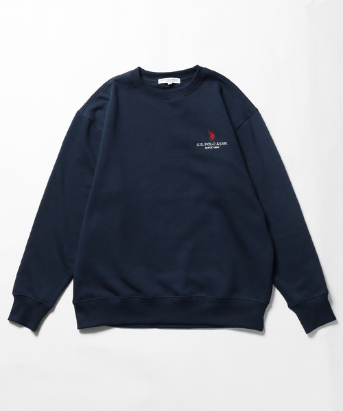 U.S. POLO ASSN.（ユーエスポロアッスン）の「U.S. POLO ASSN./ユーエスポロアッスン 裏起毛クルースウェット（スウェット・メンズ・アッシュグレー/ダークグリーン/ブラック/ネイビー・LL/M/L/S）」の20枚目の写真