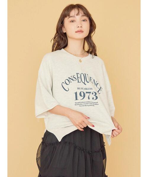 AMERICAN HOLIC(アメリカンホリック)の「ミニ裏毛ロゴカットプルオーバー②(Tシャツ/カットソー・レディース・ホワイト系その他・M/L)」の17枚目の写真