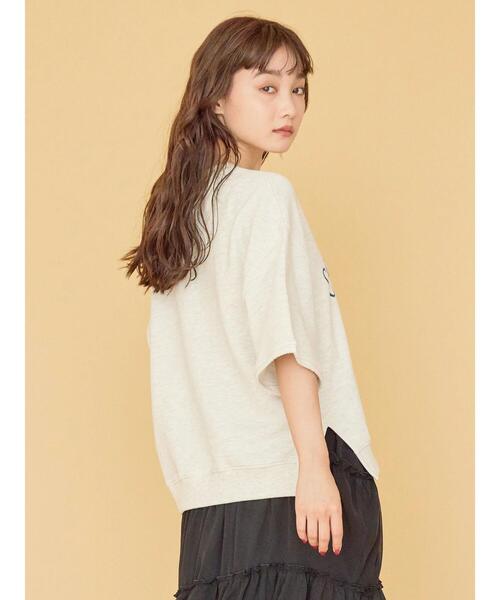 AMERICAN HOLIC(アメリカンホリック)の「ミニ裏毛ロゴカットプルオーバー②(Tシャツ/カットソー・レディース・ホワイト系その他・M/L)」の3枚目の写真