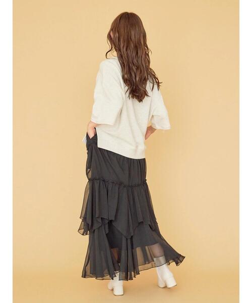 AMERICAN HOLIC(アメリカンホリック)の「ミニ裏毛ロゴカットプルオーバー②(Tシャツ/カットソー・レディース・ホワイト系その他・M/L)」の6枚目の写真