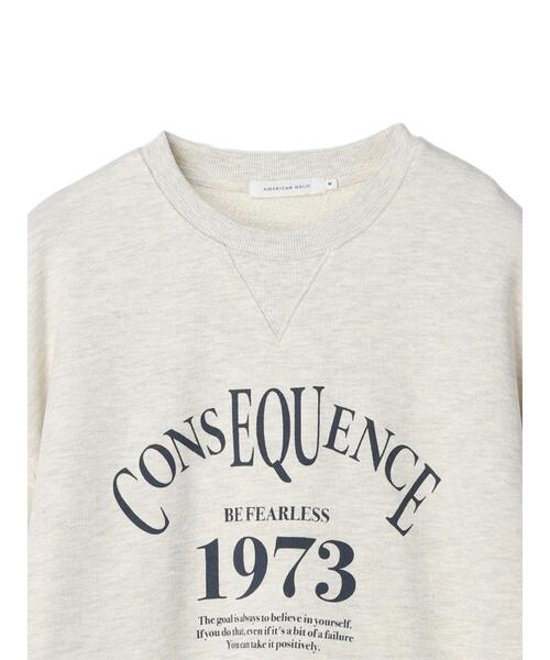 AMERICAN HOLIC(アメリカンホリック)の「ミニ裏毛ロゴカットプルオーバー②(Tシャツ/カットソー・レディース・ホワイト系その他・M/L)」の9枚目の写真