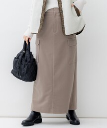 【SLOW/一部店舗限定】ライトコーデュロイ スカート