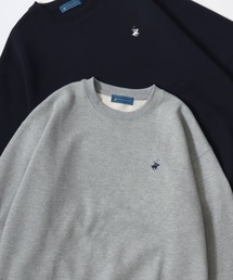Lazar（ラザル）の「BEVERLY HILLS POLO CLUB/ビバリーヒルズポロクラブ 別注 オーバーサイズ 裏起毛 ロゴ ワンポイント刺繍 スウェット トレーナー/長袖 トップス プルオーバー/レディース メンズ（スウェット）」
