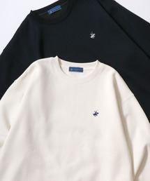 BEVERLY HILLS POLO CLUB | BEVERLY HILLS POLO CLUB/ビバリーヒルズポロクラブ 別注 オーバーサイズ 裏起毛 ロゴ ワンポイント刺繍 スウェット トレーナー/長袖 トップス プルオーバー/レディース メンズ(スウェット)