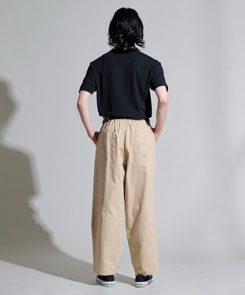 CALIFORNIA OUTFITTERS（カリフォルニア アウトフィッターズ）の「3-8B11 タック ワイド バルーンパンツ（チノパンツ・メンズ・カーキ/ベージュ/アイボリー/ネイビー・FREE）」の13枚目の写真