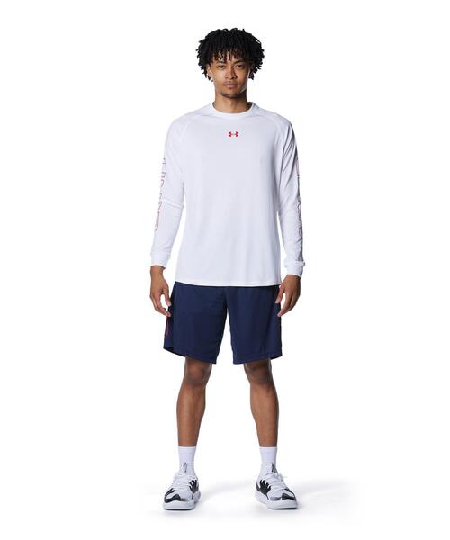 UNDER ARMOUR(アンダーアーマー)の「UAベースライン プリント ショーツ(バスケットボール/メンズ)(その他パンツ・メンズ・ネイビー・L/XL/M/S)」の3枚目の写真