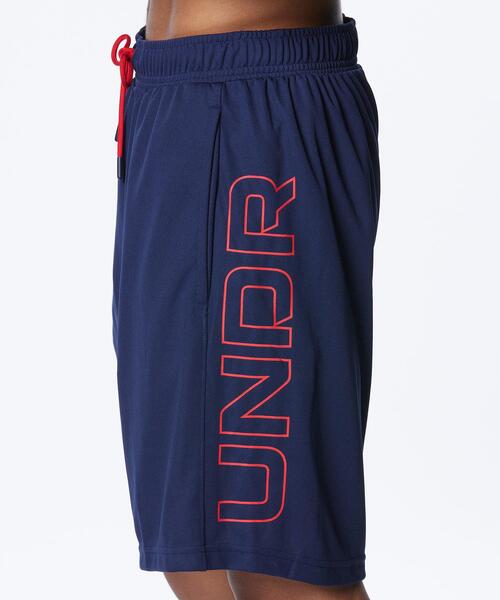 UNDER ARMOUR(アンダーアーマー)の「UAベースライン プリント ショーツ(バスケットボール/メンズ)(その他パンツ・メンズ・ネイビー・L/XL/M/S)」の4枚目の写真