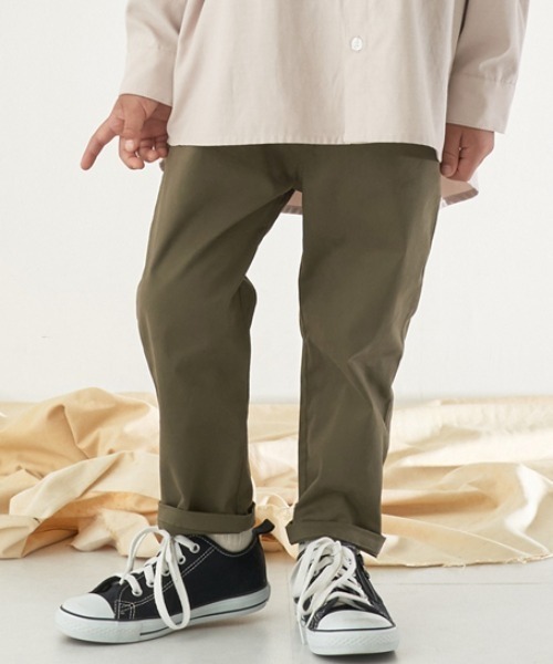 b・ROOM（ビールーム）の「テーパードパンツ（その他パンツ・キッズ・ブラック/カーキ/ベージュ・110cm/140cm/150cm/100cm/130cm/120cm）」の3枚目の写真