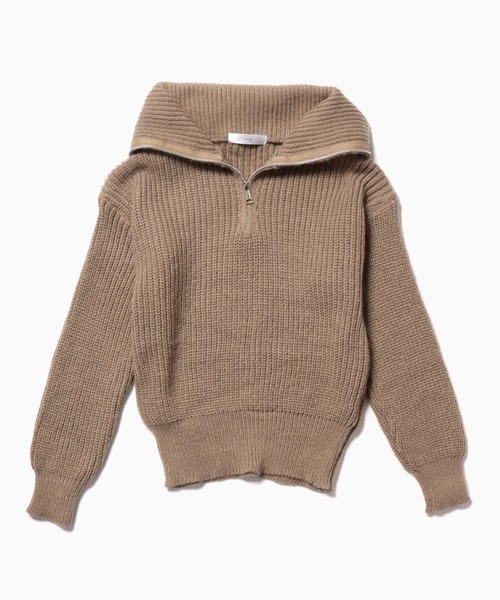 ROOPTOKYO（ループトウキョウ）の「ふわふわハーフジップニット（ニット/セーター・レディース・グレー/ミント/ブラウン・FREE）」の16枚目の写真