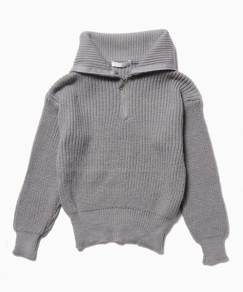 ROOPTOKYO（ループトウキョウ）の「ふわふわハーフジップニット（ニット/セーター・レディース・グレー/ミント/ブラウン・FREE）」の14枚目の写真