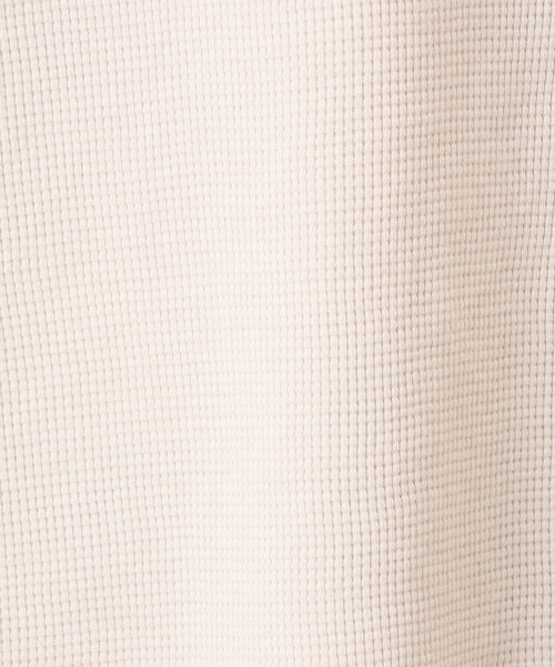 Purple&Yellow(パープルアンドイエロー)の「裏起毛 ワッフル クルーネックTシャツ(Tシャツ/カットソー・メンズ・カーキ/アイボリー/ブラック/ミント・LARGE/SMALL/MEDIUM)」の22枚目の写真