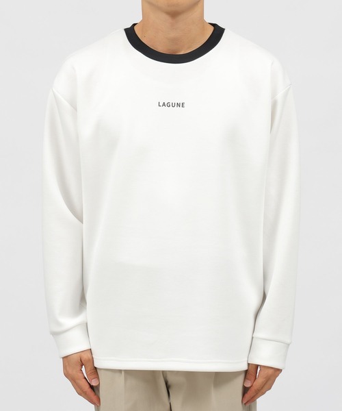LAKOLE(ラコレ)の「ダンボールトリムロゴT / 969952(Tシャツ/カットソー・メンズ・グリーン/ホワイト/ブラック・MEDIUM/X-LARGE/LARGE)」の4枚目の写真