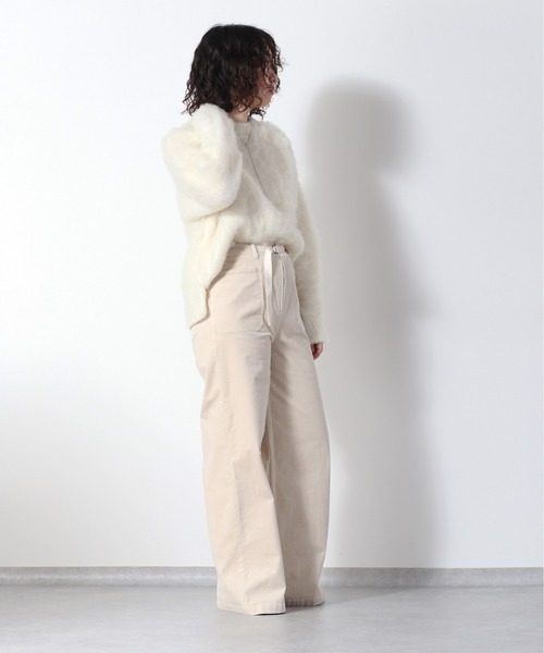 cepo(セポ)の「ベルト付きコーデュロイワークパンツ(その他パンツ・レディース・チャコール/オフホワイト・S/M/L)」の12枚目の写真