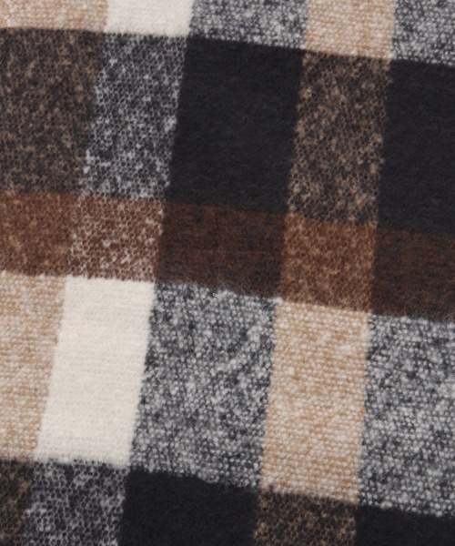 LEPSIM(レプシィム)の「太フリンジ柄ストール 978909(ストール/ショール・レディース・ブラウン/ブルー/オレンジ/ベージュ/カーキ・ONE SIZE)」の16枚目の写真