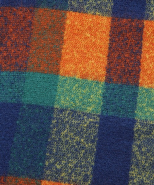 LEPSIM(レプシィム)の「太フリンジ柄ストール 978909(ストール/ショール・レディース・ブラウン/ブルー/オレンジ/ベージュ/カーキ・ONE SIZE)」の20枚目の写真