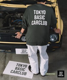 FREAK'S STORE | 限定展開 tokyo basic car club×FREAK'S STORE 別注 ビッグシルエット バックプリント クルーネックスウェット(スウェット)