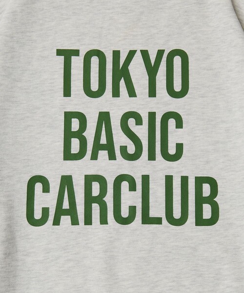 FREAK'S STORE（フリークスストア）の「限定展開 tokyo basic car club×FREAK'S STORE 別注 ビッグシルエット バックプリント クルーネックスウェット（スウェット・メンズ・グリーン/グレー・MEDIUM/X-LARGE/SMALL/LARGE）」の9枚目の写真