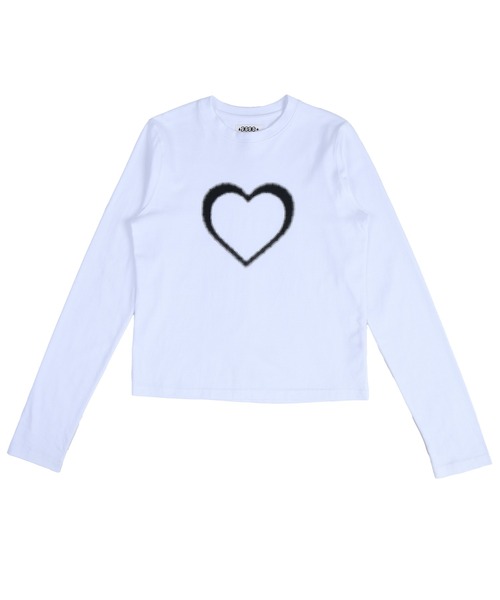 aeae(エーイーエーイー)の「Love L/S(Tシャツ/カットソー・レディース・ピンク/ブラック/ホワイト・FREE)」の2枚目の写真