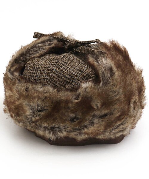 BREEZE（ブリーズ）の「ファーフライトキャップ（ハット・キッズ・カーキ/ブラウン・50/52/56/54）」の3枚目の写真