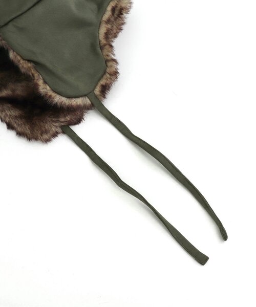 BREEZE（ブリーズ）の「ファーフライトキャップ（ハット・キッズ・カーキ/ブラウン・50/52/56/54）」の4枚目の写真