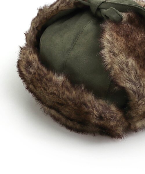 BREEZE（ブリーズ）の「ファーフライトキャップ（ハット・キッズ・カーキ/ブラウン・50/52/56/54）」の7枚目の写真