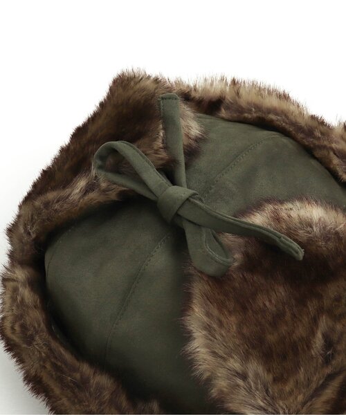 BREEZE（ブリーズ）の「ファーフライトキャップ（ハット・キッズ・カーキ/ブラウン・50/52/56/54）」の8枚目の写真