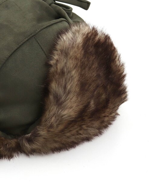 BREEZE（ブリーズ）の「ファーフライトキャップ（ハット・キッズ・カーキ/ブラウン・50/52/56/54）」の9枚目の写真