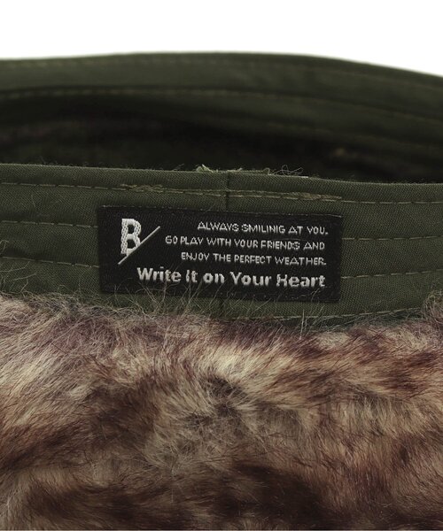 BREEZE（ブリーズ）の「ファーフライトキャップ（ハット・キッズ・カーキ/ブラウン・50/52/56/54）」の10枚目の写真