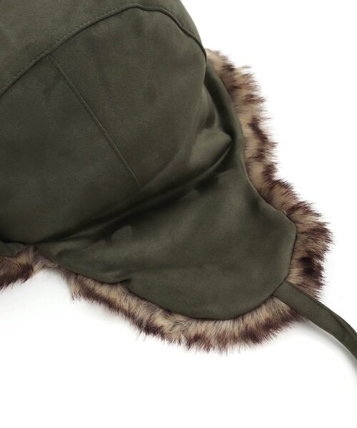 BREEZE（ブリーズ）の「ファーフライトキャップ（ハット・キッズ・カーキ/ブラウン・50/52/56/54）」の13枚目の写真