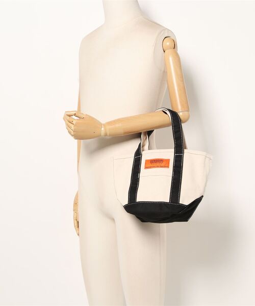 UNIVERSAL OVERALL(ユニバーサルオーバーオール)の「UNIVERSAL OVERALL / UO TOTE BAG(S) / UVO-150(トートバッグ・レディース・ネイビー/パープル/ベージュ/ブラウン/ブラック/グレー・ONESIZE)」の14枚目の写真