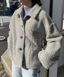 LOWRYS FARM | パッチワークボアブルソン　986979(ブルゾン)