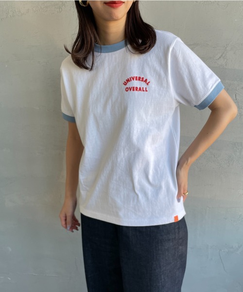 紅しょうが　UNIVERSAL OVERALL Tシャツ　リンガー UNIVERSAL OVERALL」×「マユリカ」「紅しょうが」第二弾コラボが
