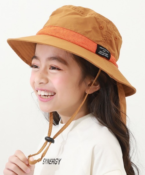 devirock（デビロック）の「UVカット 親子で使える 日よけ付き 撥水 フェスハット（ハット・キッズ・その他8/その他6/その他5/その他3/その他2/その他1/その他9/その他7/その他4/その他10/その他11・52/58/56/54）」の6枚目の写真