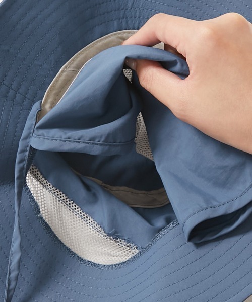 devirock（デビロック）の「UVカット 親子で使える 日よけ付き 撥水 フェスハット（ハット・キッズ・その他8/その他6/その他5/その他3/その他2/その他1/その他9/その他7/その他4/その他10/その他11・52/58/56/54）」の17枚目の写真