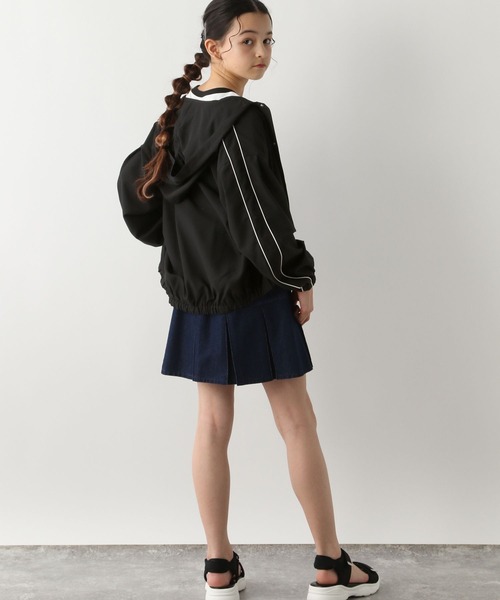 GLOBAL WORK(グローバルワーク)の「ズットパットパーカー/976062(パーカー・キッズ・オフホワイト/サックスブルー/グレイッシュベージュ/チャコール/ブラック/ブルー系その他3・130cm/140cm/150cm/160cm/170cm)」の9枚目の写真