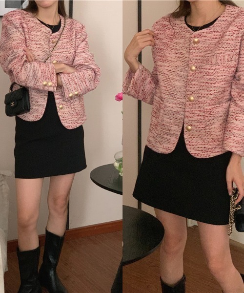 マルチカラーノーカラージャケット