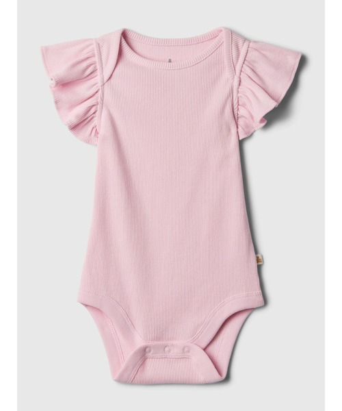 GAP（ギャップ）の「Babygap ブラナン フェイバリット ラッフルフリルボディスーツ (ベビー)（ロンパース・キッズ・その他/ライトブルー/ホワイト系その他/ホワイト/イエロー/マルチ/イエロー系その他2/ホワイト系その他2/ピンク/ブルー・0-3M/3-6M/6-12M/12-18M/18-24M）」の8枚目の写真