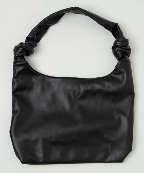 WEGO（ウィゴー）の「WEGO/結び目バッグ（トートバッグ・レディース・ブラック/シルバー・FREE）」の3枚目の写真