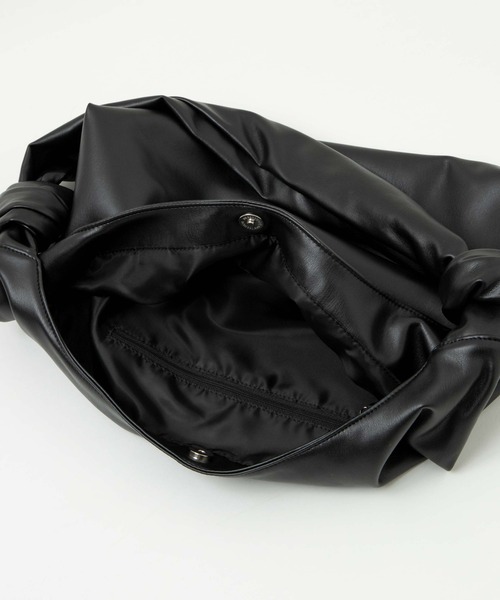 WEGO（ウィゴー）の「WEGO/結び目バッグ（トートバッグ・レディース・ブラック/シルバー・FREE）」の5枚目の写真