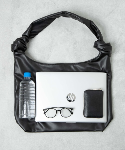 WEGO（ウィゴー）の「WEGO/結び目バッグ（トートバッグ・レディース・ブラック/シルバー・FREE）」の4枚目の写真