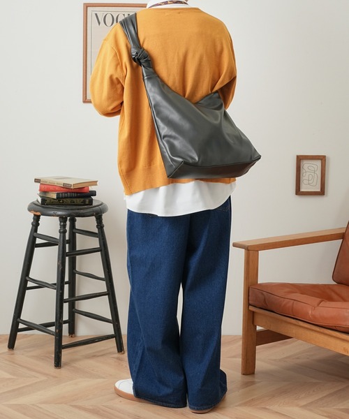 WEGO（ウィゴー）の「WEGO/結び目バッグ（トートバッグ・レディース・ブラック/シルバー・FREE）」の9枚目の写真