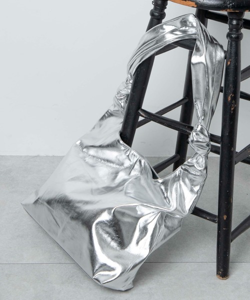 WEGO（ウィゴー）の「WEGO/結び目バッグ（トートバッグ・レディース・ブラック/シルバー・FREE）」の19枚目の写真