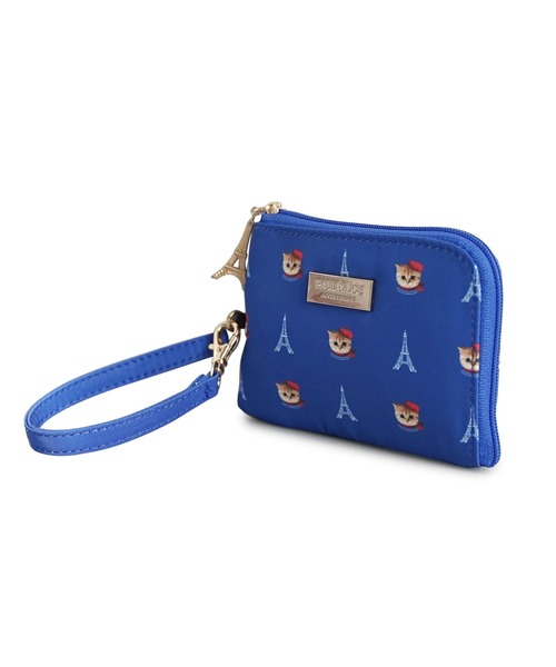 PAUL & JOE ACCESSOIRES(ポールアンドジョーアクセソワ)の「PAUL & JOE ACCESSOIRES (ポール&ジョーアクセソワ)リールコード付きパスコインケース ヌネットインパリス PJA-W1001(パスケース・レディース・レッド/ブルー・FREE)」の6枚目の写真