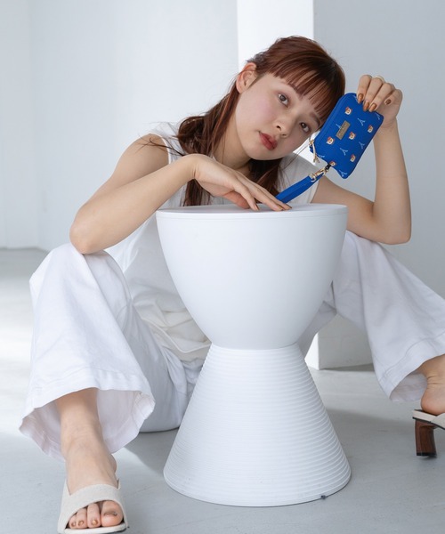 PAUL & JOE ACCESSOIRES(ポールアンドジョーアクセソワ)の「PAUL & JOE ACCESSOIRES (ポール&ジョーアクセソワ)リールコード付きパスコインケース ヌネットインパリス PJA-W1001(パスケース・レディース・レッド/ブルー・FREE)」の12枚目の写真